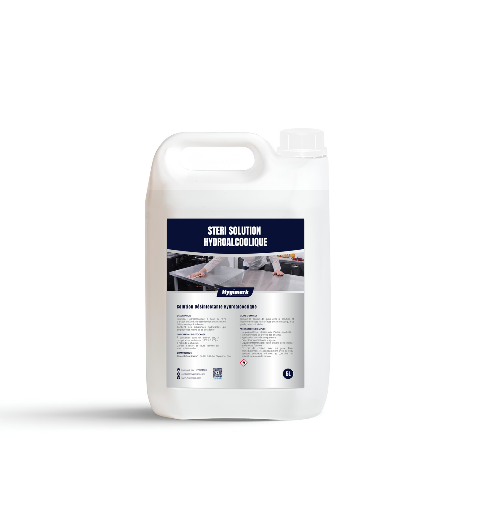 STERI SOLUTION HYDROALCOOLIQUE Hygimark